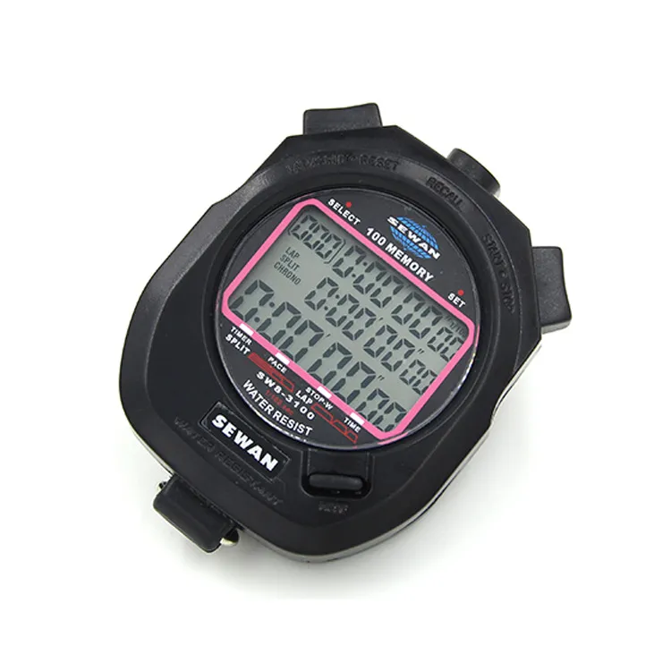 Cronometro SEWEAN SW8 3100 Cronografo Digital 1 100 Segundos Cronometro Deportivo Contador De Tiempo 3 Filas 100 Memorias Lap Split De 10 8 DHgate