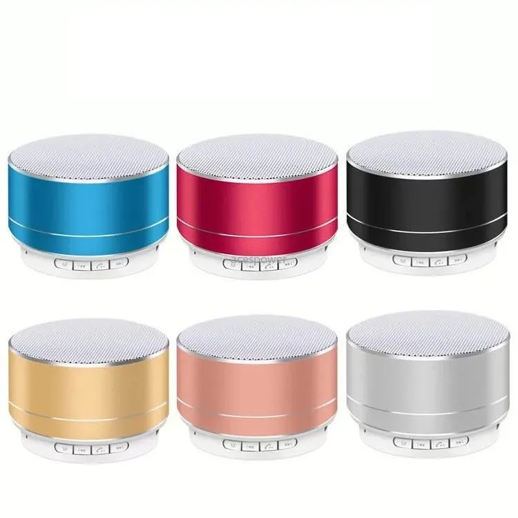 A10 Mini Bluetooth Speakers Rechargeable Portable Wireless Music Audio TF Stereo Sound Speaker for Outdoors/Home with Package