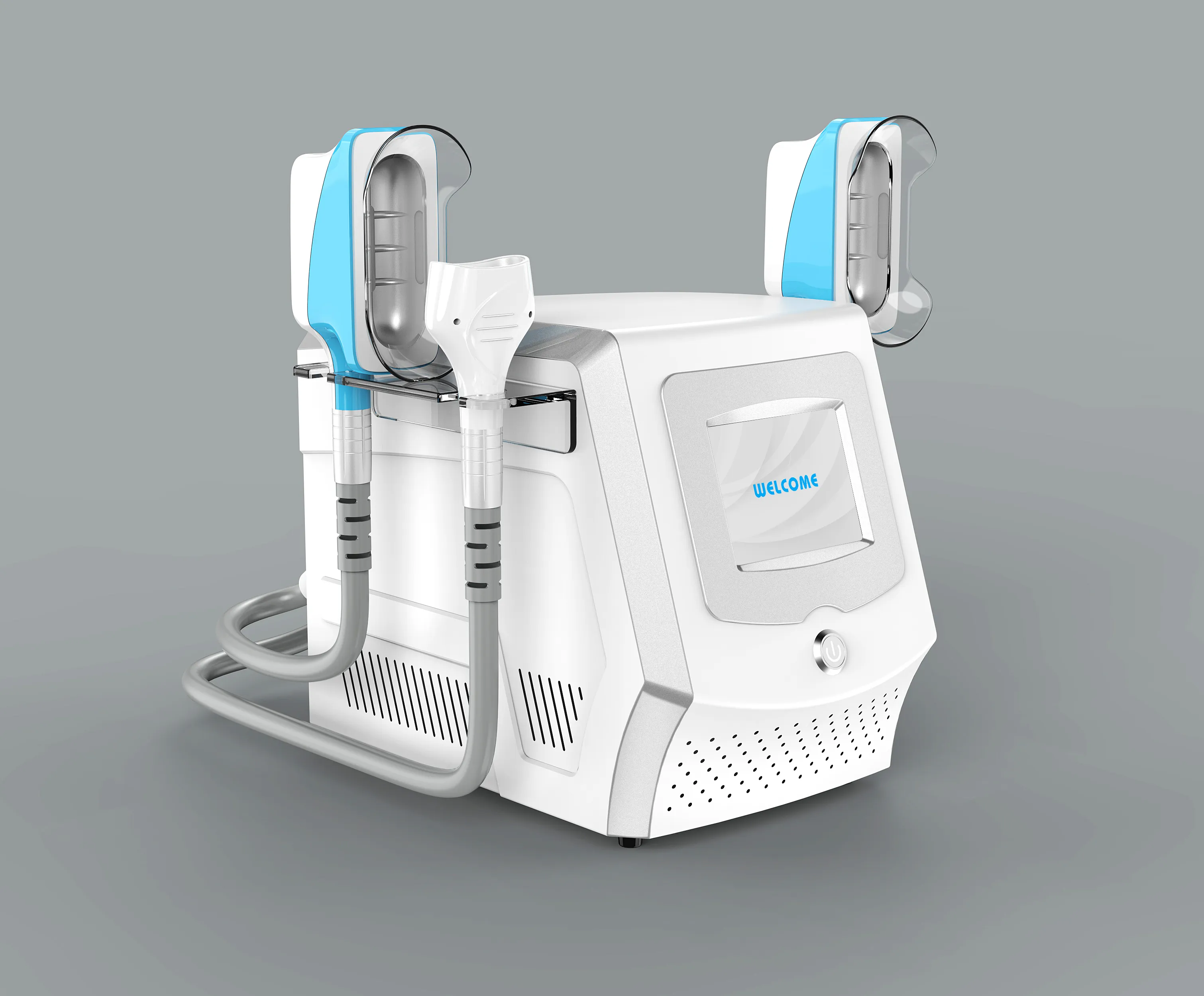 Poids de cryothérapie à 360 degrés plus puissant et puissant Réduit le retrait du double menton Amincissant un mois une fois Machine de beauté à effet évident