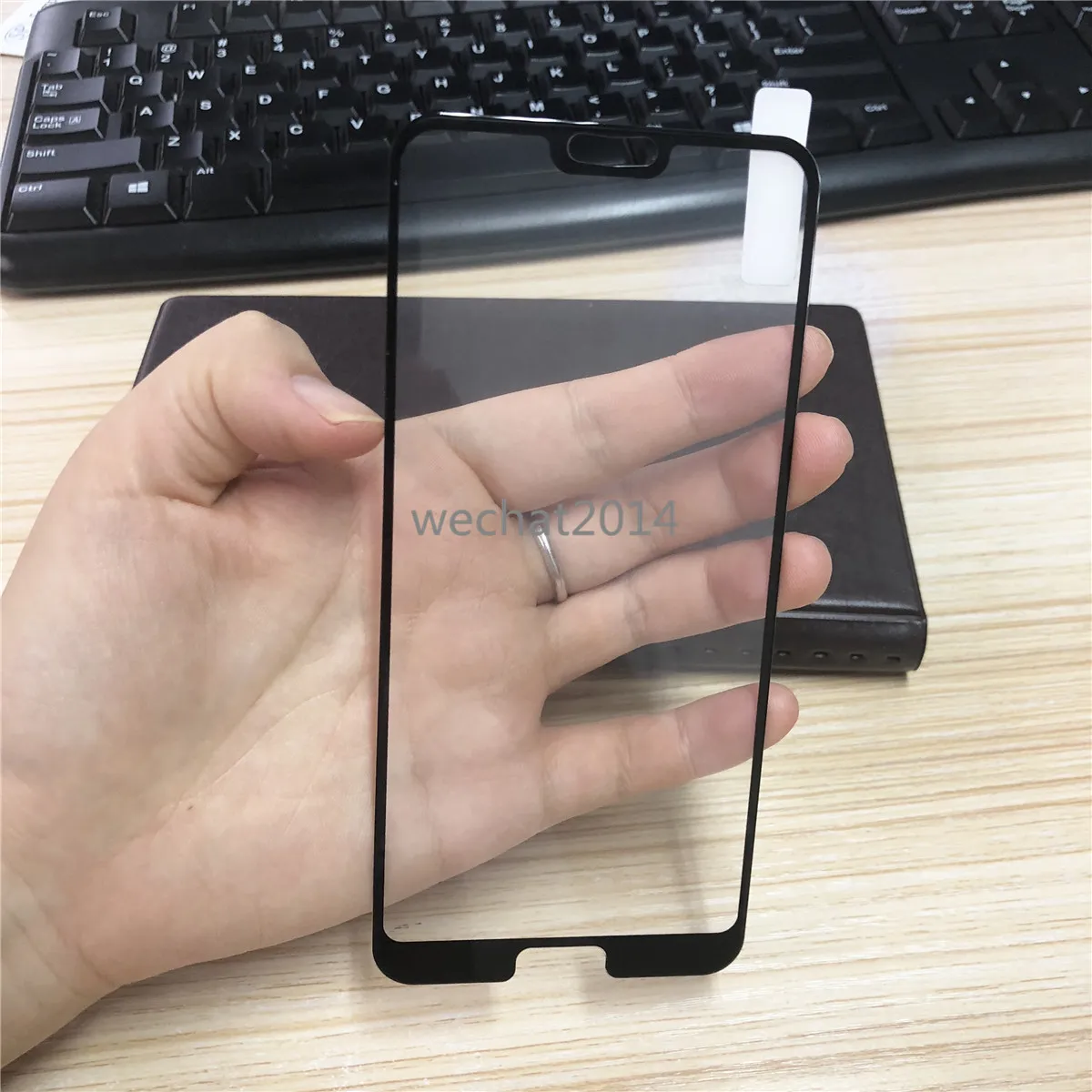 Großhandel 300 Stück 2.5D Vollkleber gehärtetes Glas für iPhone 6 7 8 Plus X XS MAX XR Displayschutzfolie Kostenloser DHL