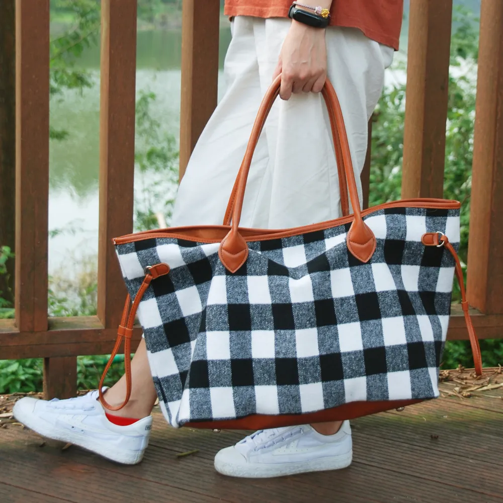 Buffalo plaid handbag 2025