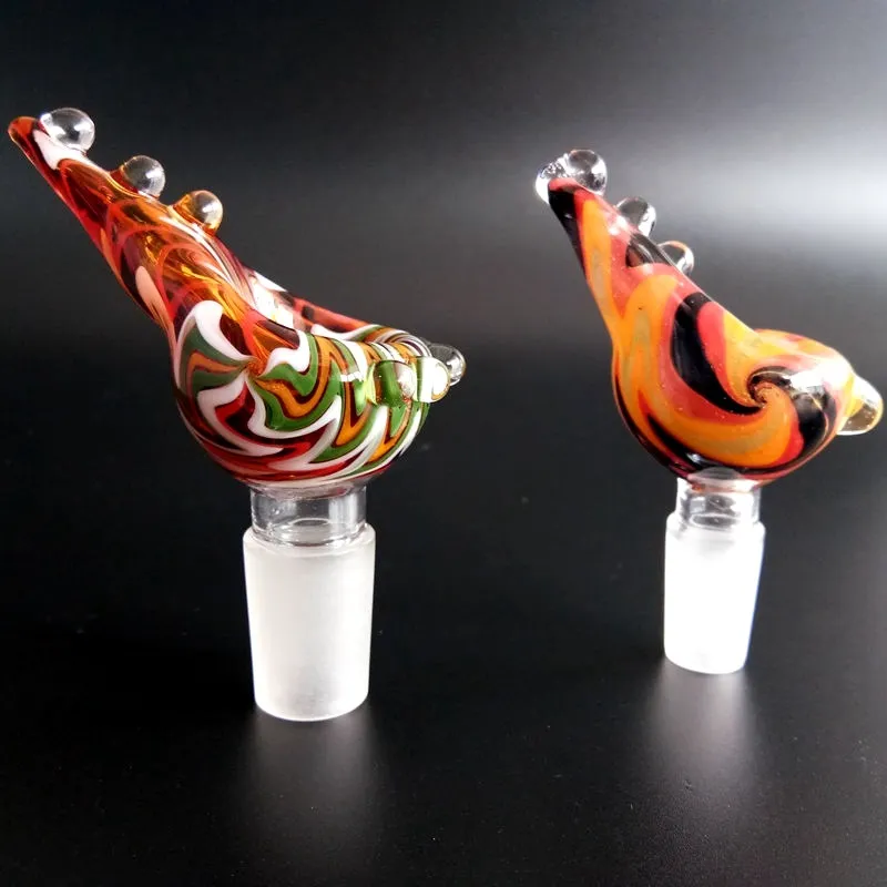 Wig Wag Heady Cam Kase Bongs nargile için su sigara içme kasesi ile 14mm 19mm Bubbler Kül Catcher