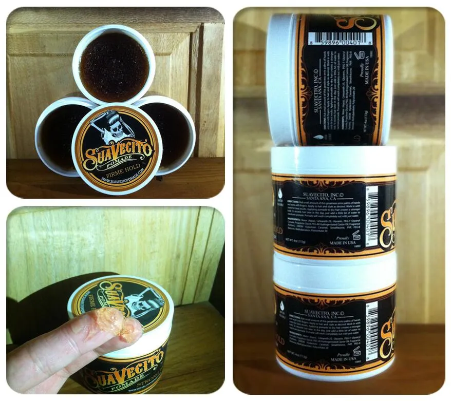 Suavecito Pomade Stark Stil Återställande Pomada Hårvax Skelett Slicked Hair Oljevax Mud Håll hår Pomade Män och kvinnor.