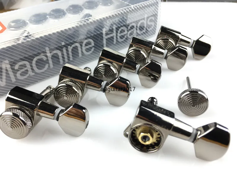 High Quality Nickel black Guitar Locking Tuning Pegs Electric Guitar Machine Heads Tuners JN-07SP ( With packaging )