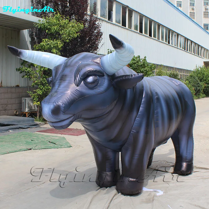 2m Pubblicità Bull People Indossabile Bestiame Gonfiabile BUE Walking Bull Buffalo Costume