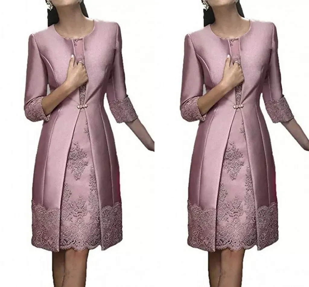 2020 Elegant Mother Of The Bride Knee Length Evening Dresses