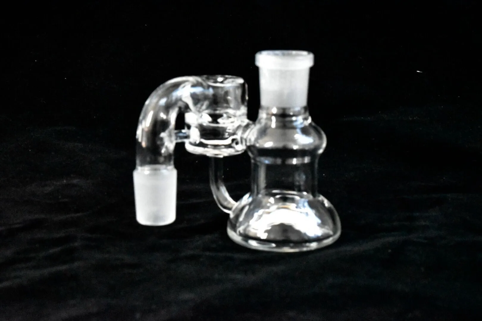Transparent Glass Hookah With Dry Ash Catcher, 14mm... From Mlglass, $13.16 