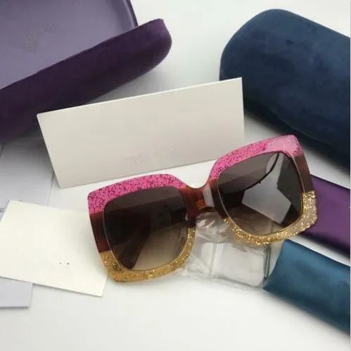 0083 Óculos de Sol da Moda de Luxo Moda Feminina Marca Designer 0083S Estilo de Verão Quadrado Armação Completa Proteção Ultravioleta de Alta Qualidade