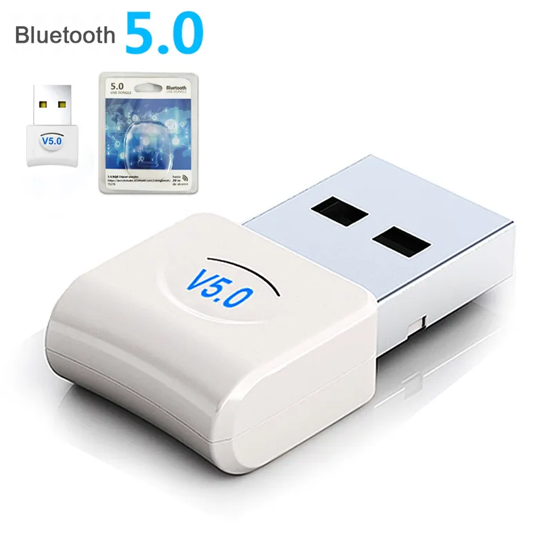 Novo USB V5 Adaptadores Bluetooth Adaptadores Dongle Receptor Computador Lançador de Áudio Receptor PC Portátil Transmissor Sem Fio