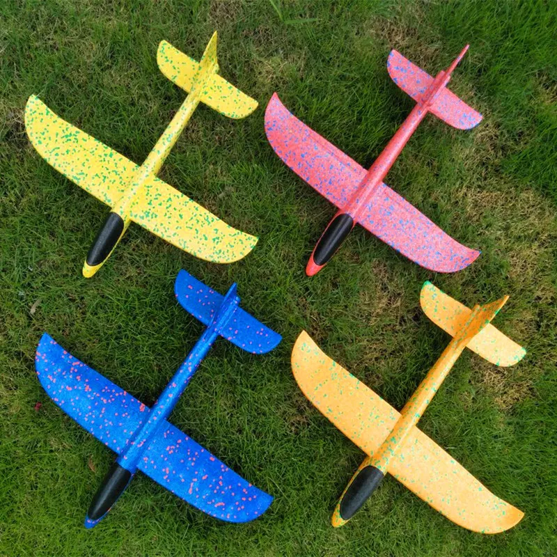 48*46CM Hand Throw Flying Glider Planes Foam Plane Kid Toys Model