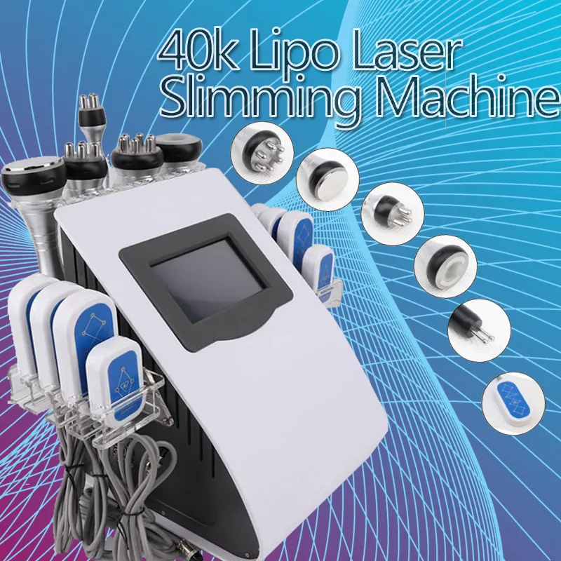 2022 NY MODEL 40K ULTRASIC FISOSUCTING CAVITATION 8 KUDS LLLT LIPO LASER SLAMNING MASKE VACUUM RF Skin Care Salon Spa Equipment CE/DHL