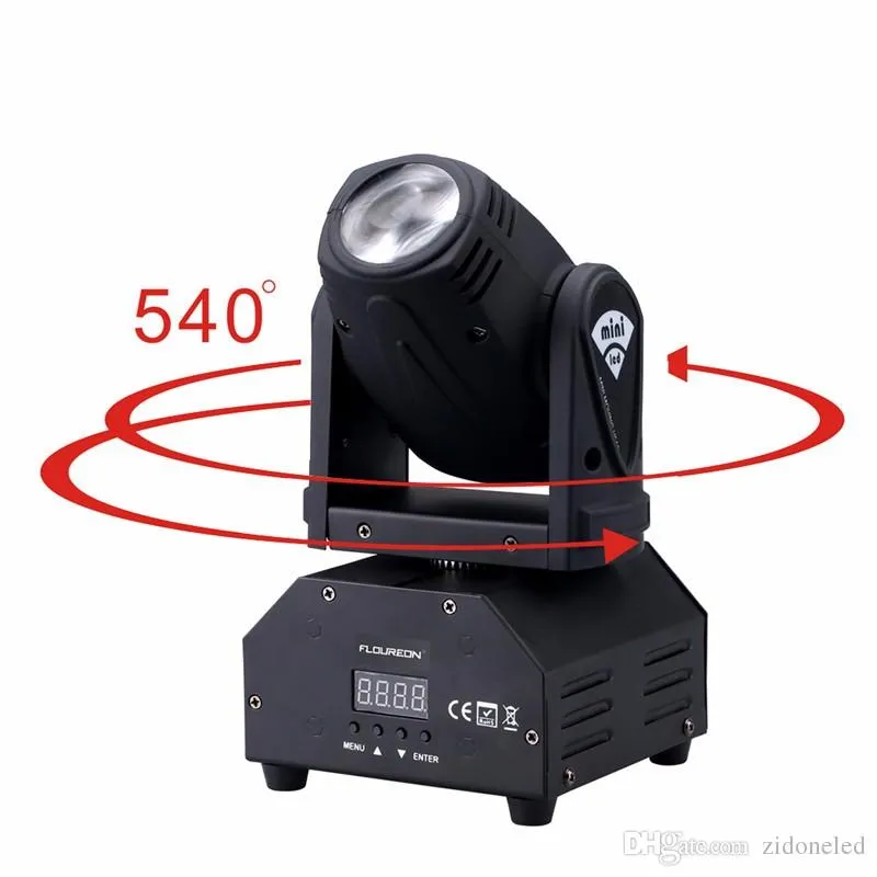 LED 4in1ミニLEDスポット移動ヘッドライト音有効ミニ移動ヘッドライトDMX DJ効果段ライト/ KTVバーディスコ
