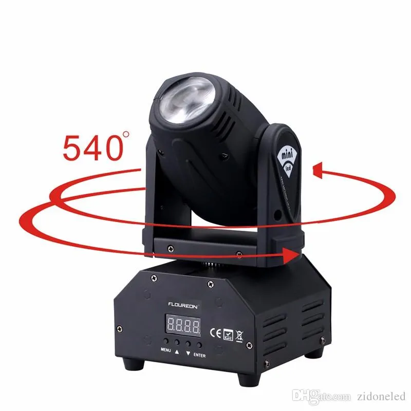 led 4IN1 mini led spot luce a testa mobile Suono attivato Mini Moving Head Light DMX dj effetto luci da palcoscenico/ktv bar discoteca