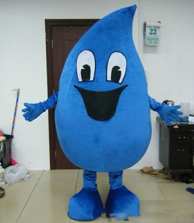 2019High quality an adult smart water drop mascot costume to wear for sale for promotion for party