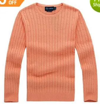 Free shipping new high quality polo brand men's twist sweater knit cotton sweater jumper pullover sweater men polo sweaters