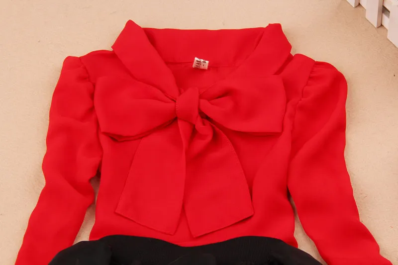 Red blouse for girls hotsell