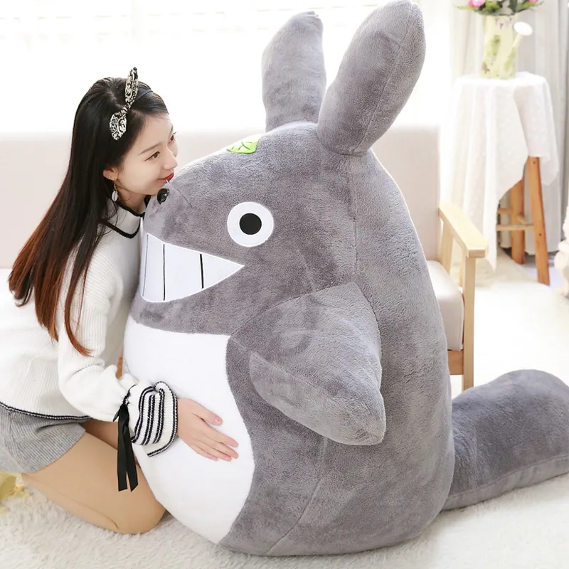 Kawaii Morbido Jumbo Totoro Peluche Gigante Anime Totoro Bambola Giocattoli  Cartone Animato Farcito Cuscino I Bambini Amico Regalo DY50595 Da 54,35 €