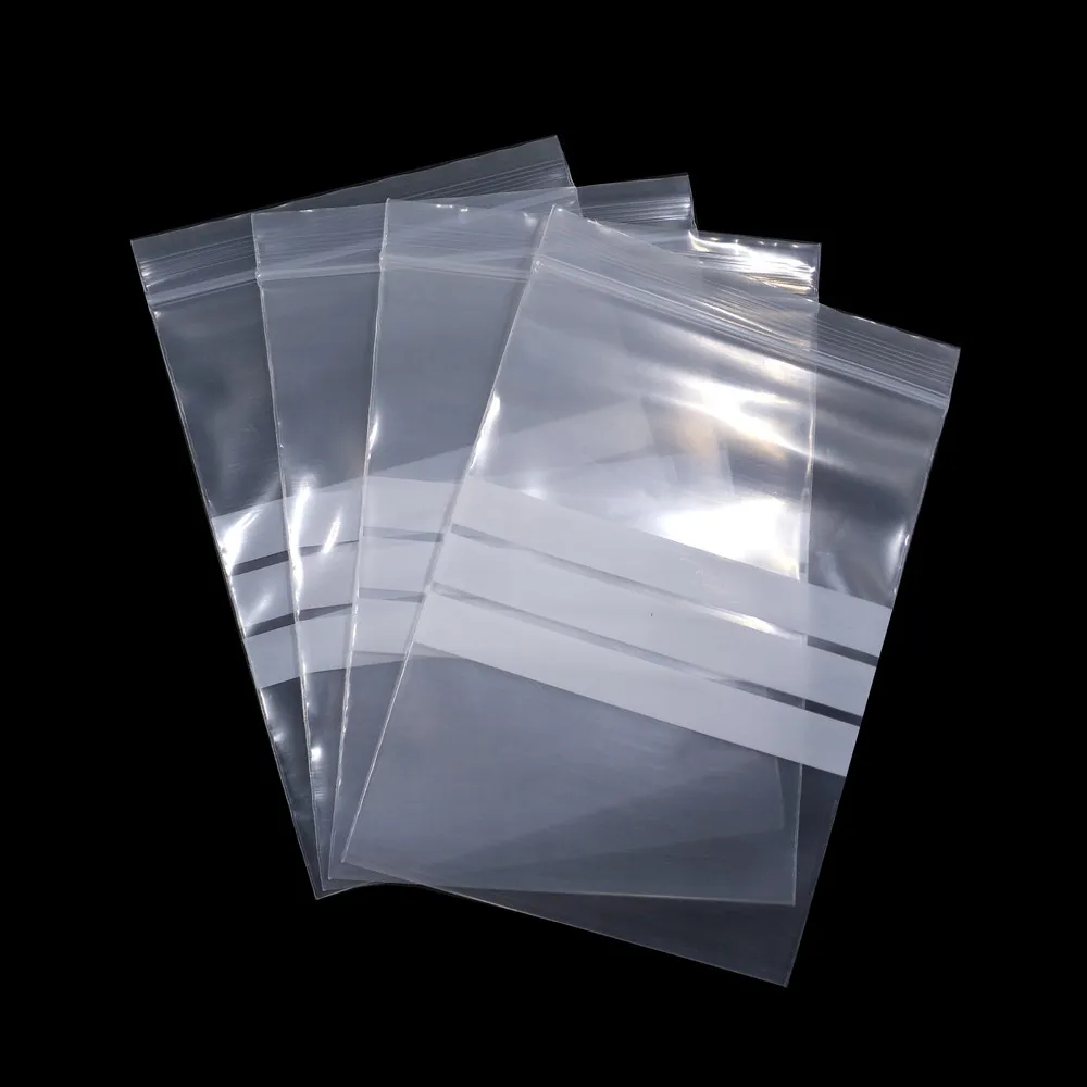 Clear plastic zipper pouch discount