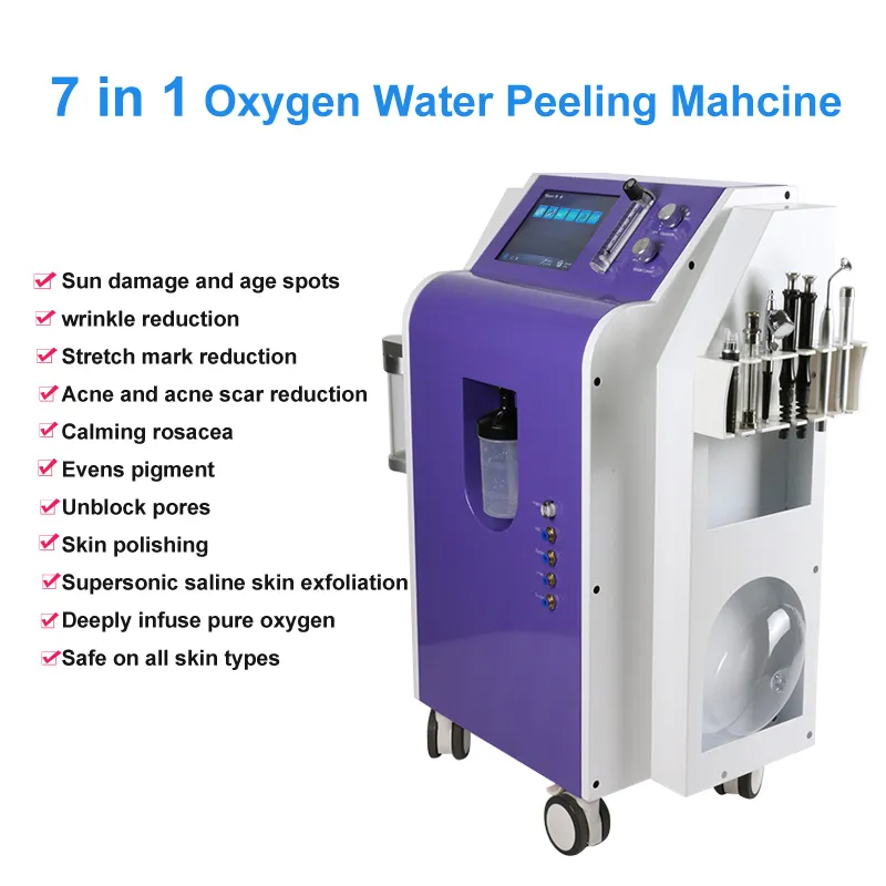 Multi-Functional Microdermabrasion Pure Oxygen Skin Spa System Vatten Diamond Spray Hydra Dermabrasion Machine