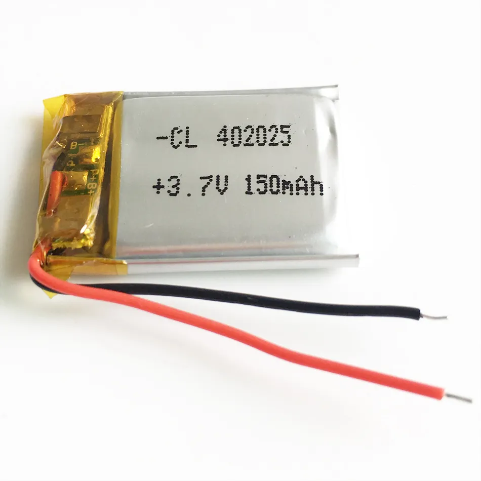 402025 3.7 V 150 MAh LiPo Batteria Ricaricabile Ai Polimeri Di