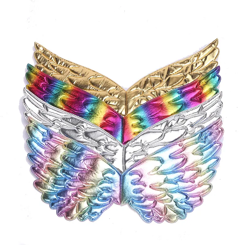 4221 cm costume per bambini oggetti di scena ali di farfalla accessori per prestazioni cinghia 4 colori offrono scegliere ali d'angelo