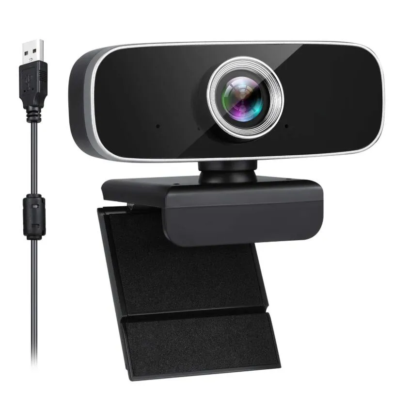 Full HD 1080p Webcam Video Calling(up to 1920*1080 pixels) with Built-in HD Mic USB Plug&Play Free Tripod Widescreen Video