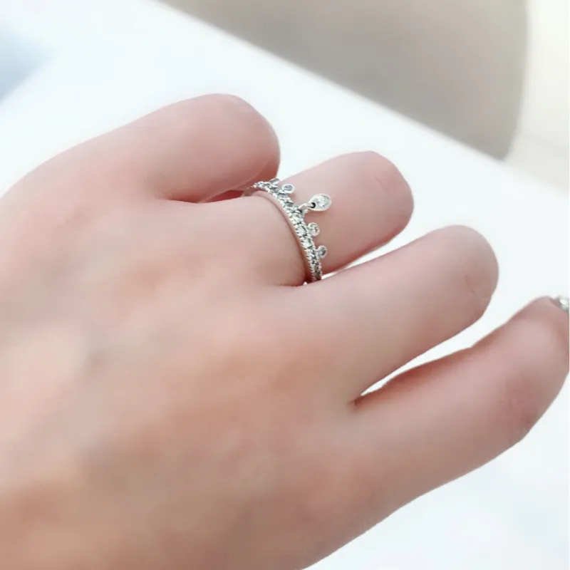 Pandora chandelier discount droplets ring