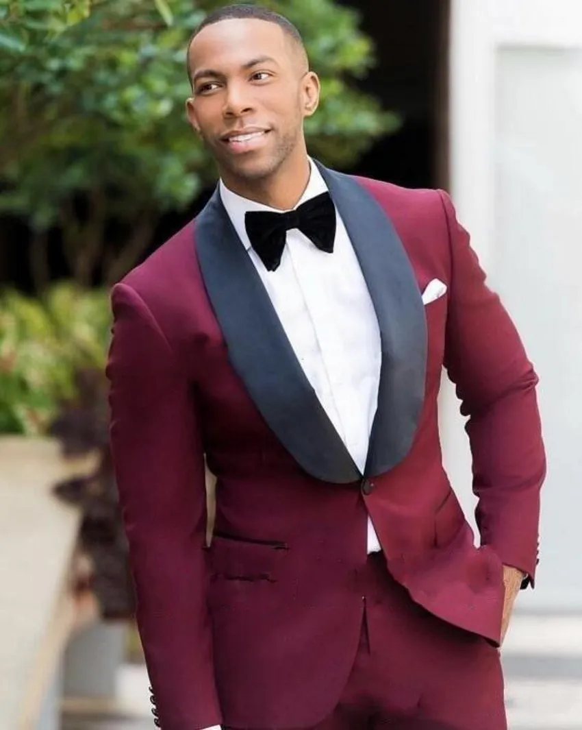 Maroon wedding sale tuxedo