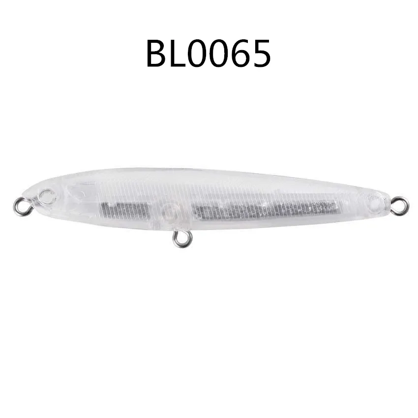 KTGCOZS 50-Pack Unpainted Crankbait Lure Blanks - DIY Fishing Lure Model Type 22, ABS Plastic With Steel Ball - View #9