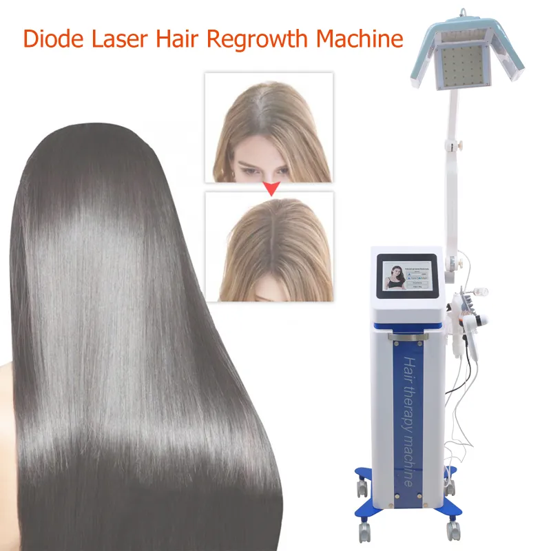 HEET! 5 in 1 haargroei machine 650nm diode laser schoonheid haaruitval behandeling haargroei laser schoonheid machines