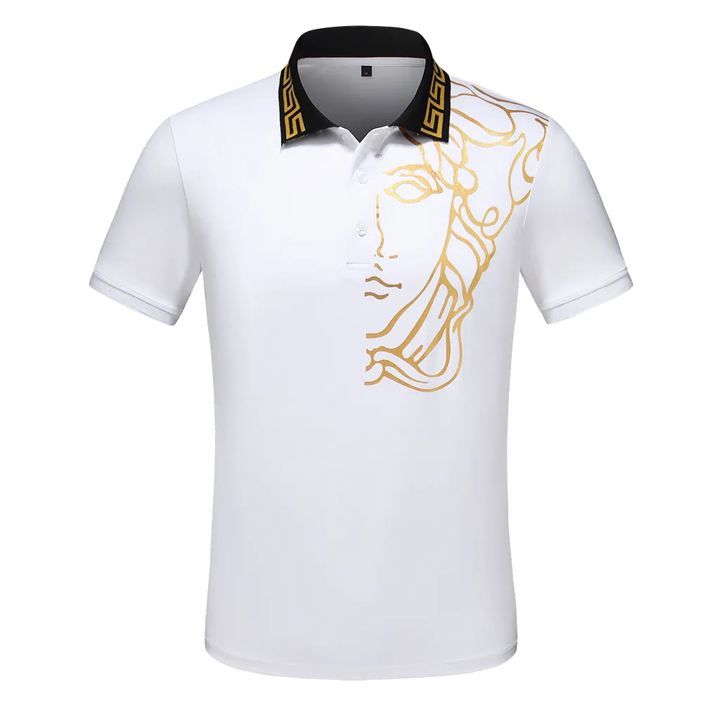 Italy Designers Polo Shirt T Shirts 2020 Polos Snake Bee Floral