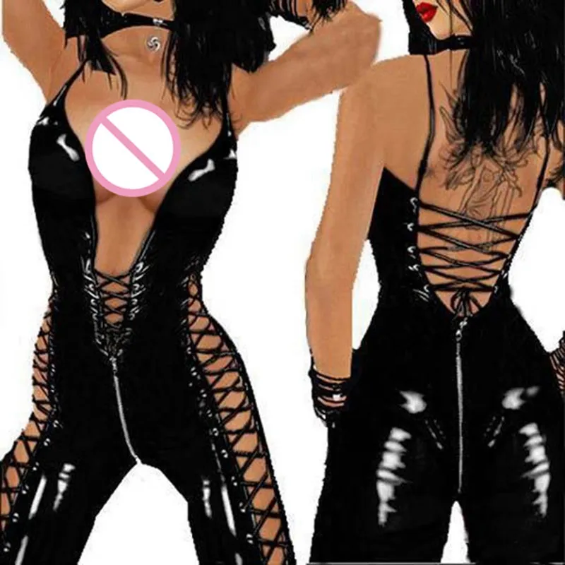Sexy Latex Catsuit | Wetlook PVC Faux Leather... From Dang09, $13.51 |  DHgate.Com