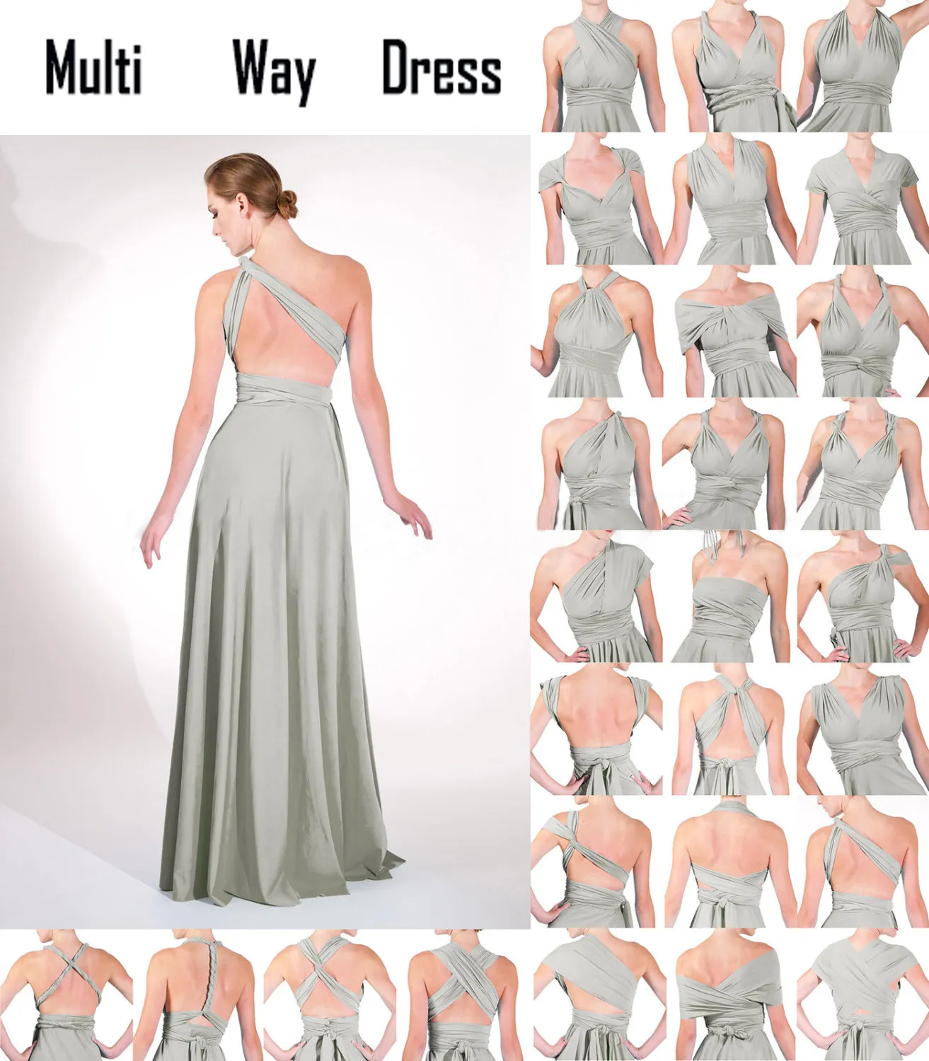 Chiffon multiway dress on sale