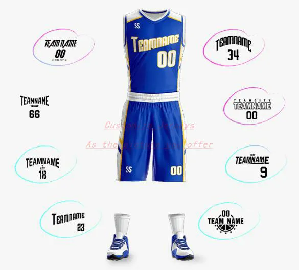 Personalizado Qualquer nome de qualquer número Homens Mulheres Lady Crianças Jovens Meninos Basketball Jerseys Camisas Sport como as imagens você a oferta B312