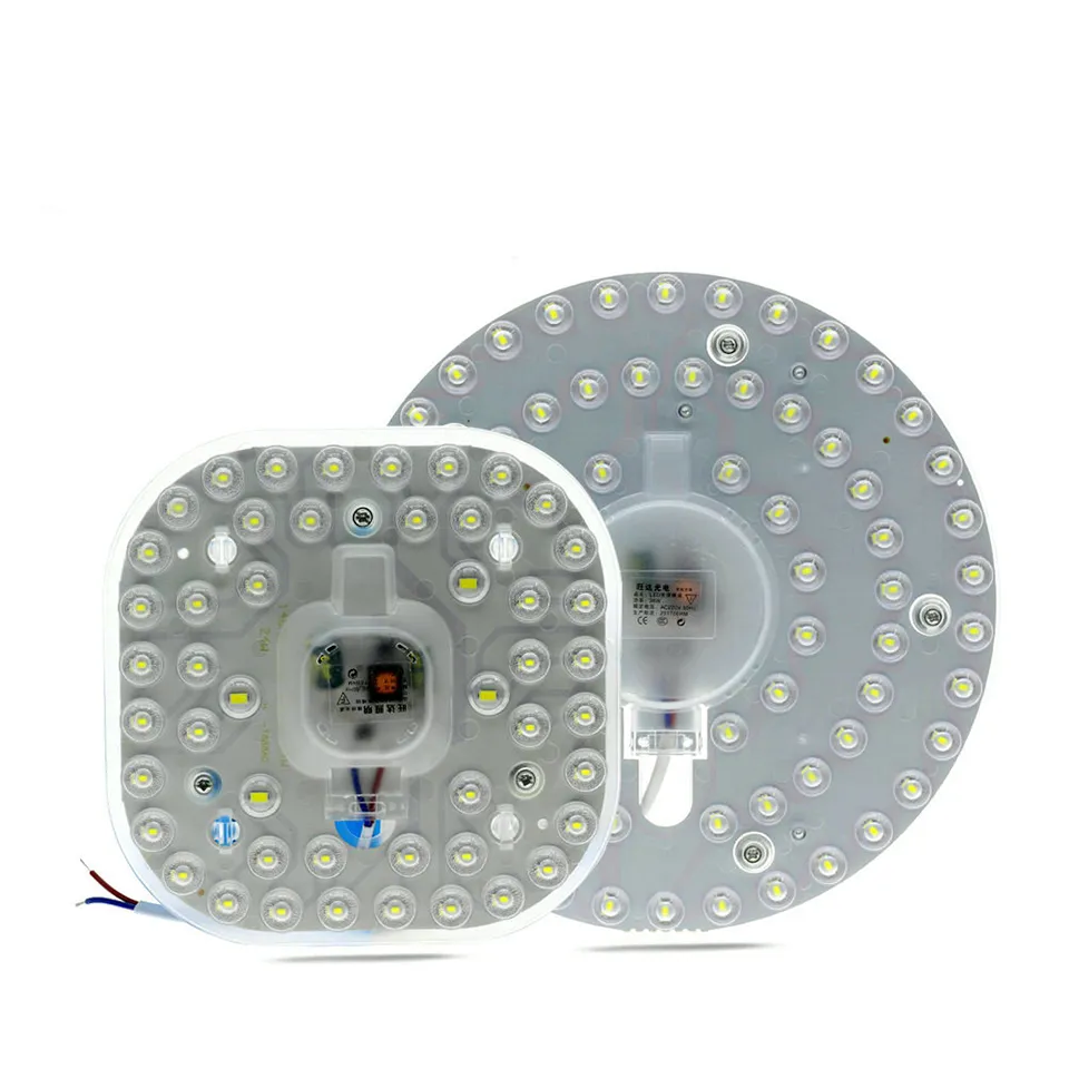 Pannello LED da incasso 12W 18W 24W 36W 2835 SMD Modulo LED ad alta luminosità Sorgente luminosa per lampade da soffitto Illuminazione interna