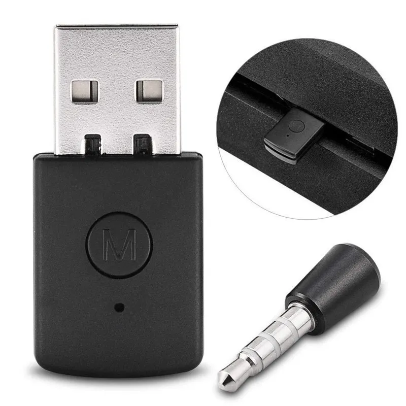 Bluetooth Headsets Adapter USB Bluetooth 4.0 Dongle Latest Receiver For PS  Game 4 Console Adapter Dualshock 4 Bluetooth Headsets Receiver From  Blueshop, $5.41