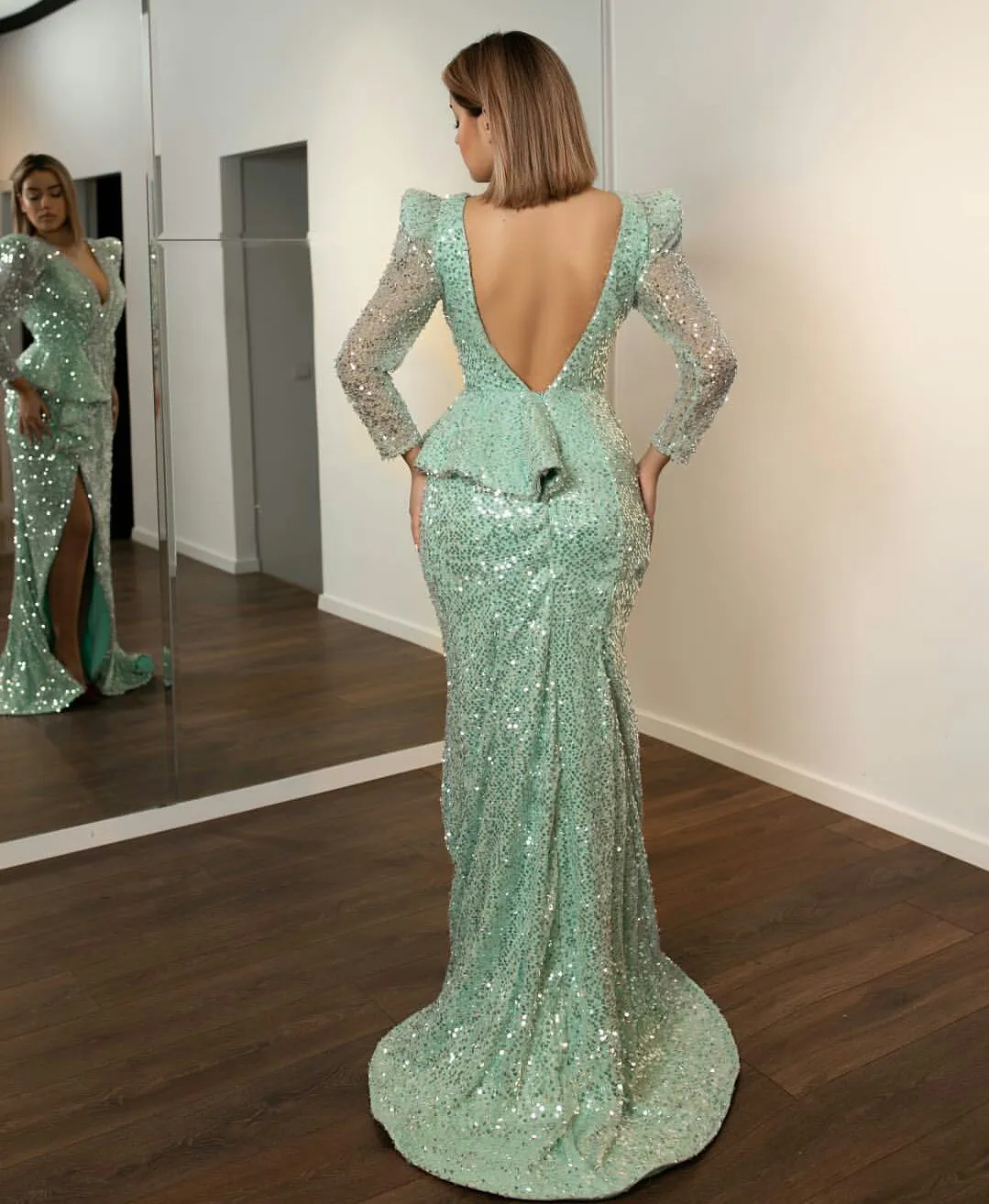 Mint green prom dresses 2019 on sale