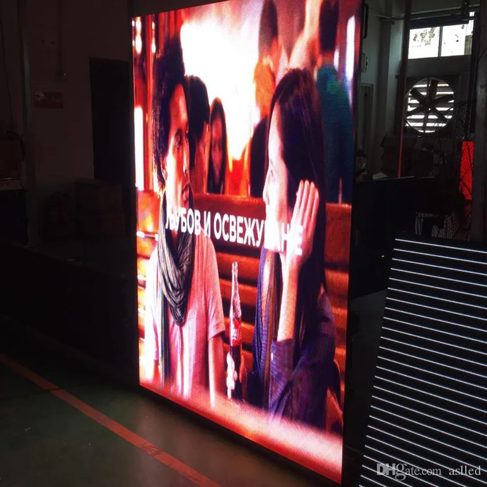 P3.91 Indoor LED Display Panel - 500x500mm Die-Cast Rental Cabinet w ...