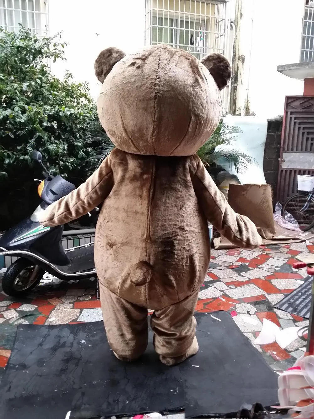 2020 vendita diretta in fabbrica costume della mascotte orsacchiotto di alta qualità cartone animato orso grasso personaggio a tema anime costumi di carnevale di natale