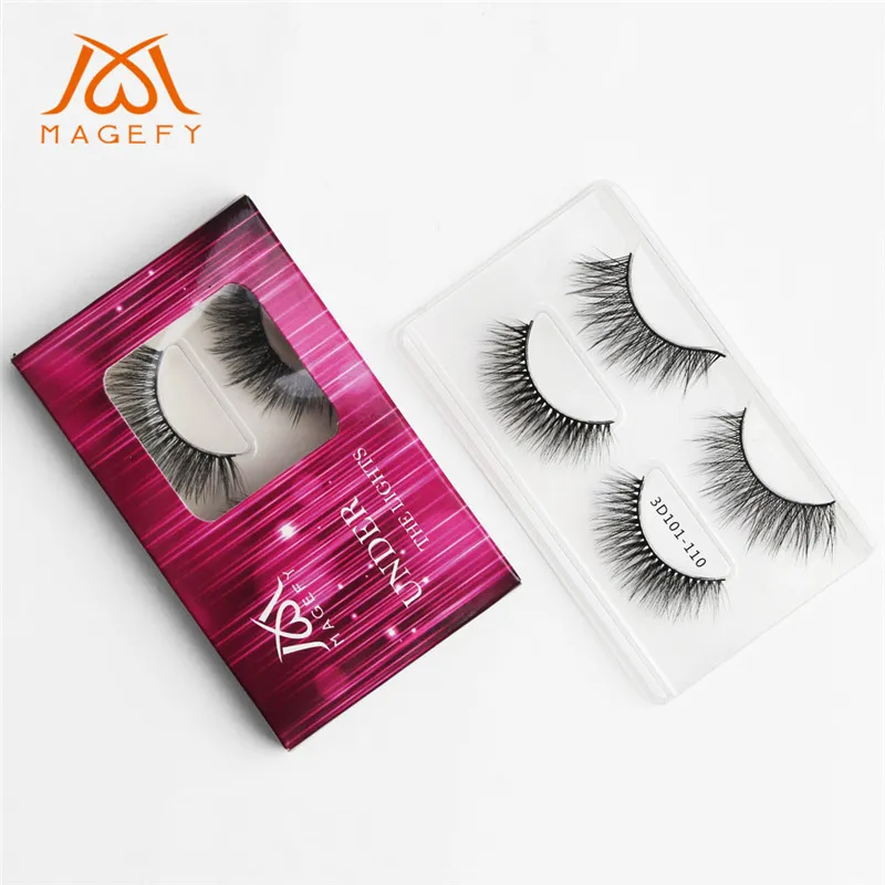 3D Mink Cílios Falsos 100% Handmade Sexy Macio Curls Falso Lash Natural Eyelash Extensões multi camada de olho cílios