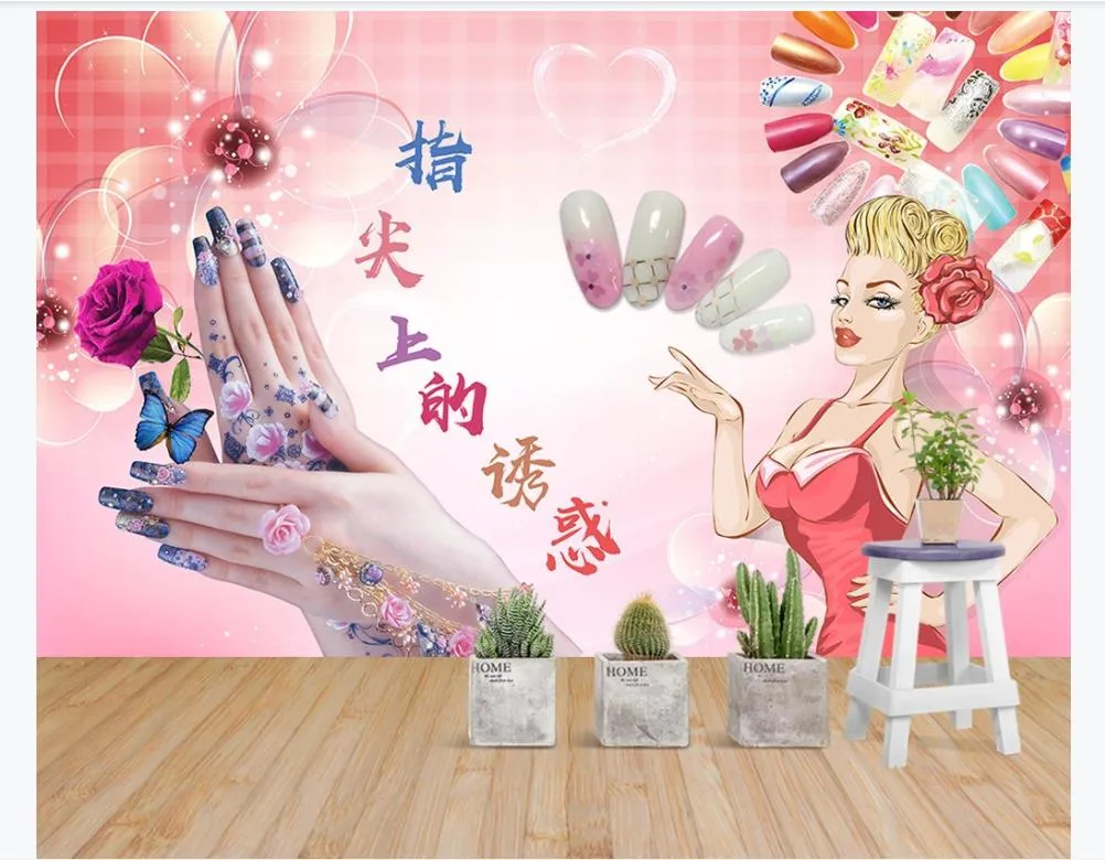Wallpaper For Walls 3 D Customized Photo Wallpaper Cartoon Large Beauty Salon Nail Tooling Background Wall Painting Home Decor From Zhu77, $ | DHgate Israel Wallpaper For Walls 3 D Customized Photo Wallpaper Cartoon Large Beauty Salon Nail Tooling Background Wall Painting Home Decor From Zhu77, $ | DHgate Israel