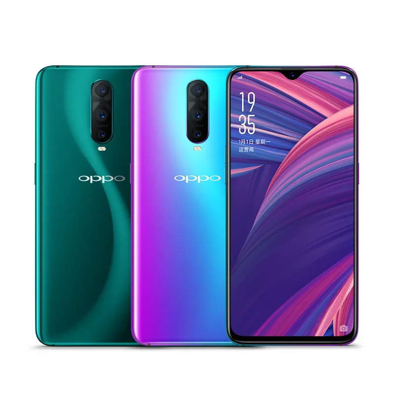 Telefono cellulare originale OPPO R17 Pro 4G LTE 8 GB RAM 128 GB ROM Snapdragon 710 Octa Core Android 6,4 "AMOLED Schermo intero 25 MP NFC 3700 mAh ID impronta digitale Face Smart Mobile Phone