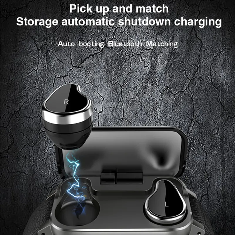 Intelligent Health Bracelet M3 T89 With TWS Bluetooth Earphones