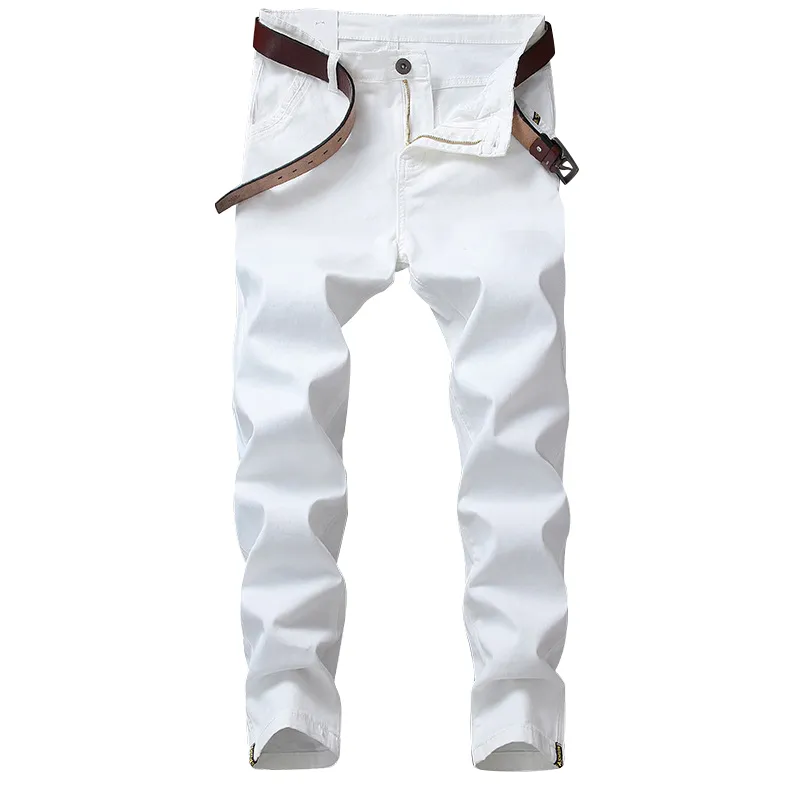 Pantalones blancos ajustados hombre hotsell
