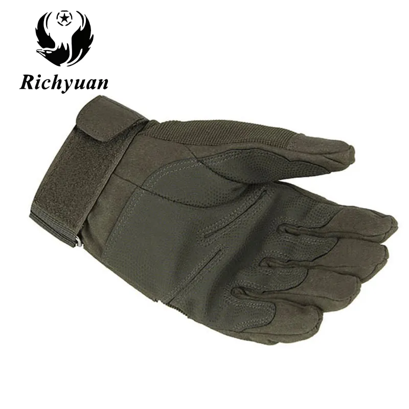 Mode-Tactische Handschoenen Heren Lange Vingerhandschoenen Veiligheid Snelheid droog Anti-Glad Leer Winter