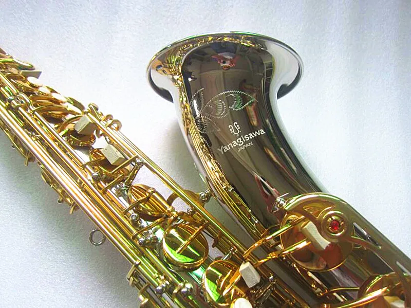 TENOR SAXOPHONE NEW YANAGISAWA T-9930 Musikinstrument BB Tone Nickel silverpläterad rör guld nyckel sax med fall