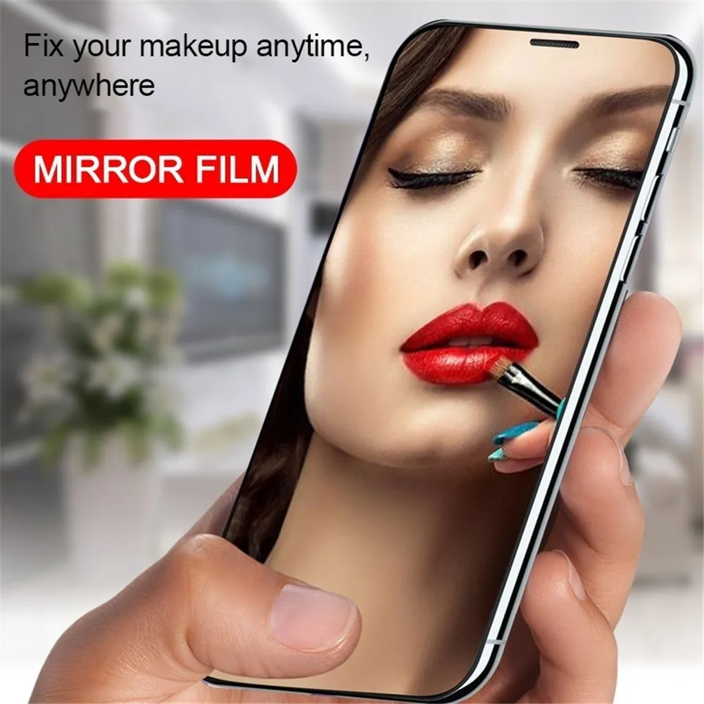 onn. Mirror Glass Screen Protector for iPhone 11 / iPhone XR - Mirror  Finish 