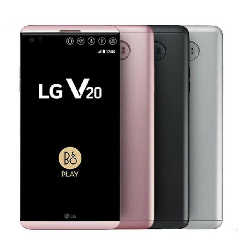 Оригинальный LG V20 H918 H910 VS995 Quad Core 5,7-дюймовый двойной 16MP + 8MP камера 4GB RAM 64GB ROM Восстановленное Телефон рк iphone 7 Samsung Galaxy