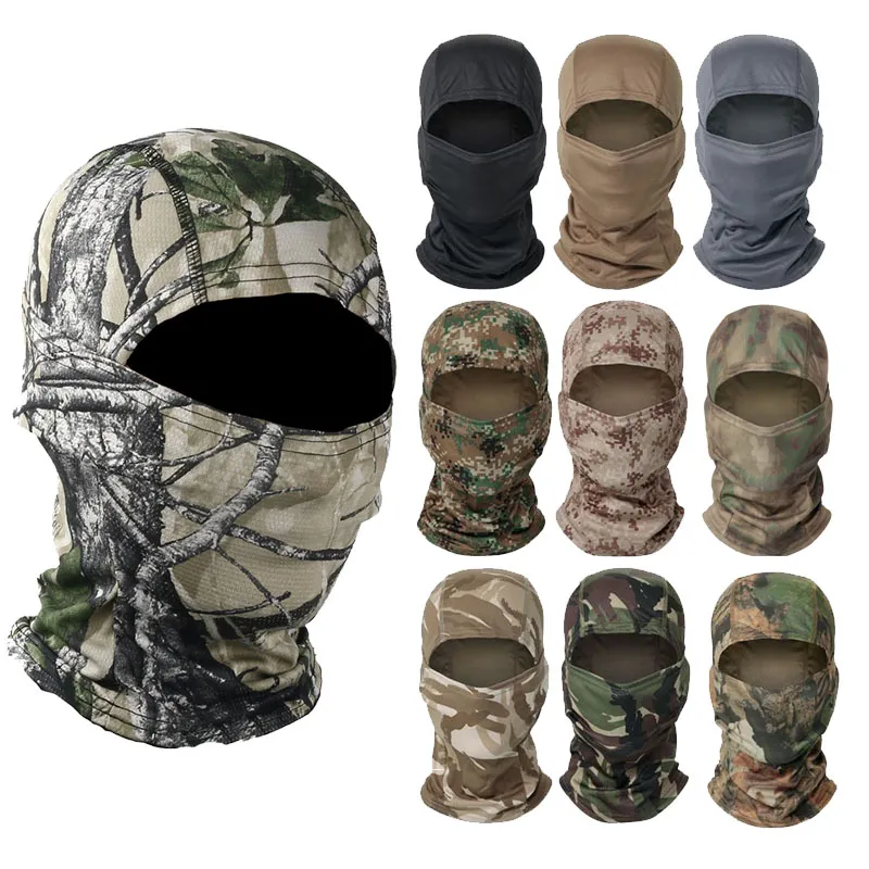 Attrezzatura per sport all'aria aperta Airsoft Paintball Attrezzatura da tiro Maschera di protezione integrale Maschera tattica Airsoft Cappuccio mimetico Typhon