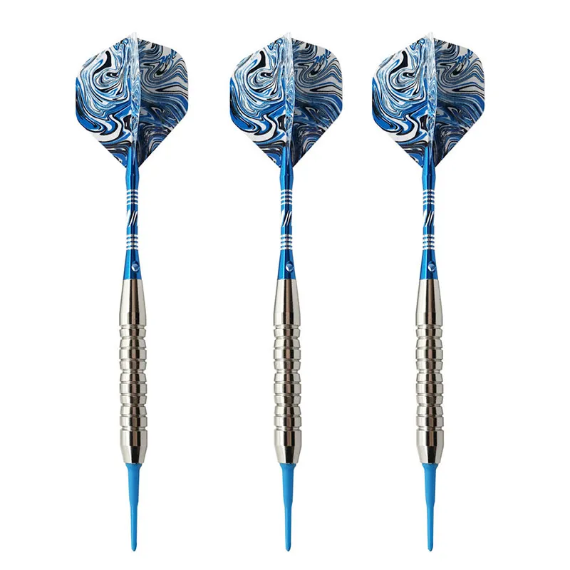 3pc / set 21G 154mm elektronische zachte tip darts met cool patroon voor sporten voor indoor darts